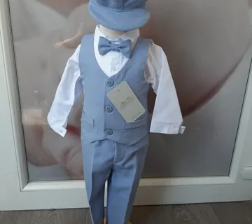 Krsno odijelo s prslukom sv. plavo-dugi rukav 6819-5/1 - cover