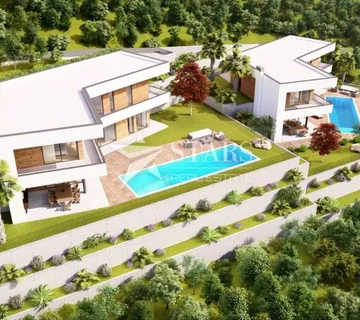 Opatija, Mošćenička Draga građevinski teren 966 m² s projektom za vilu - cover