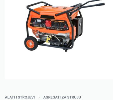 Benzinski agregat 5.5kw  - cover