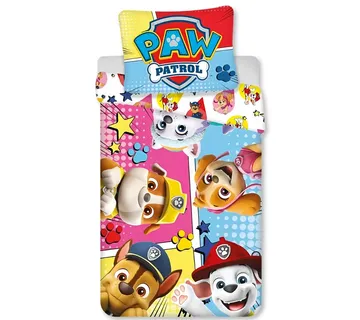 Paw Patrol ‘Comic’ posteljina za bebe, 100×135 cm - cover