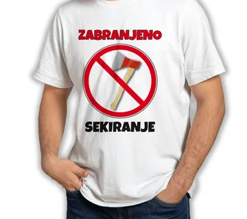 Muška majica – sekiranje - cover