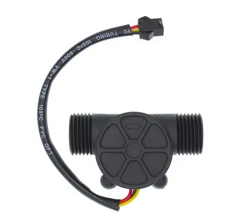 Mjerač protoka tekućine - pola cola, plastični s navojem - cover