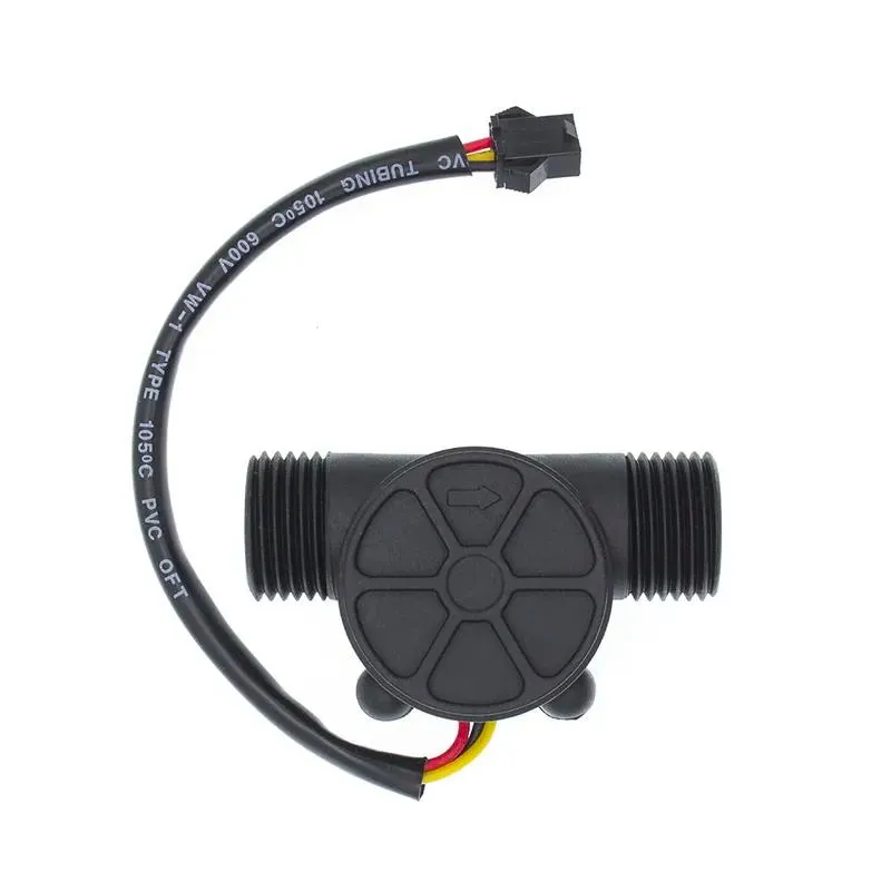 Mjerač protoka tekućine - pola cola, plastični s navojem - cover