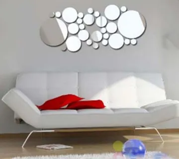 Ogledalo - okrugle zidne naljepnice 26kom - cover