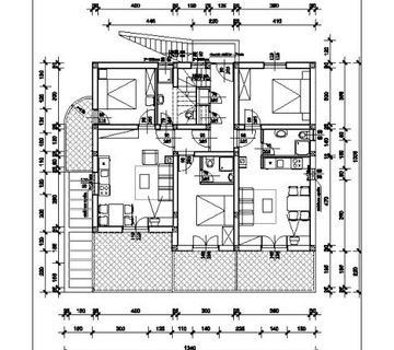 Prilika! Novalja Pag Croatia - 100 m od mora, Kuća sa 5 apartmana  - cover