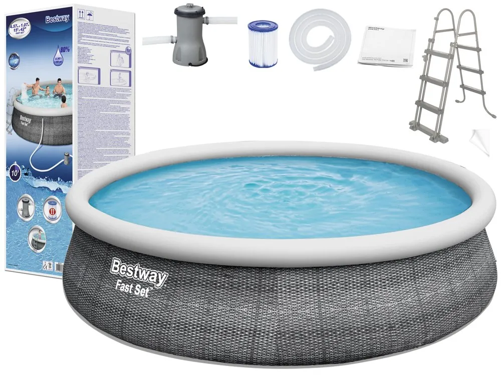 Bestway bazen 457 x 107 cm - cover