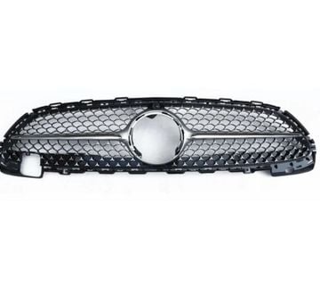 DIAMOND MASKA ZA MERCEDES BENZ C KLASA W206 AMG LINE-CRNA-SREBRNA - cover
