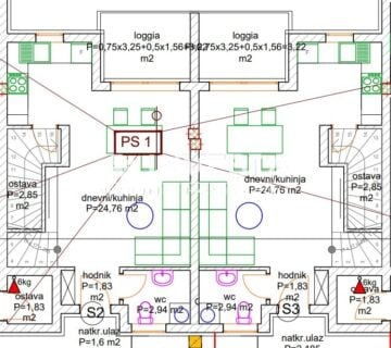 Ližnjan, kuća u nizu sa vrtom, parkingom i ostavom, 90 m2, novogradnja - cover