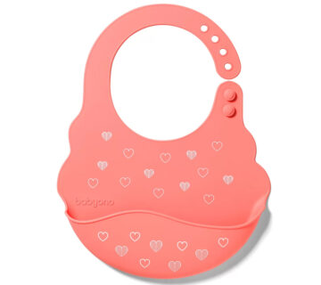 BabyOno Silikonski podbradak, Hearts - cover
