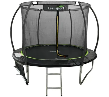 LEAN Sport Max crno-zeleni trampolin od 244 cm  - cover