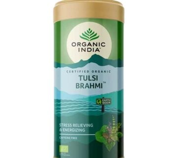 Organic India Tulsi Brahmi Bosiljak čaj stres, vitalnost 100 g - cover