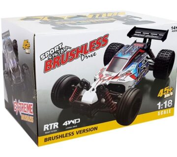 Remote Controlled Rally Car 1:18 Blue ENOZE 9302E Speed 45 km/h - cover