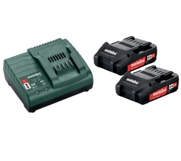 Metabo Basic set 18V 2x2,0Ah + punjač SC 30 - cover