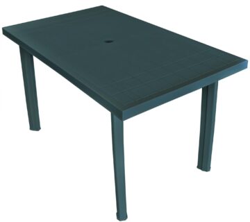 vidaXL Vrtni stol od plastike zeleni 126 x 76 x 72 cm - cover