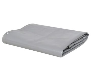 vidaXL Cerada 650 g/m² 4 x 7 m siva - cover