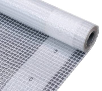 vidaXL Cerada Leno 260 g/m² 4 x 8 m bijela - cover