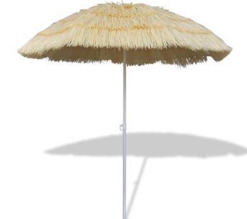 vidaXL Nagibni suncobran za plažu u havajskom stilu - cover