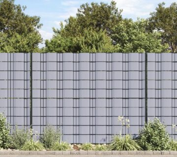 vidaXL Vrtni zaslon PVC 70 x 0,19 m svijetlo siva - cover