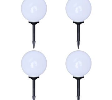 vidaXL Vrtne podne svjetiljke sa šiljkom za tlo 4 kom LED 30 cm - cover
