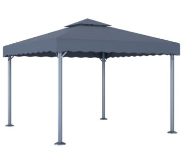 vidaXL Sjenica 300 x 300 cm antracit aluminijum - cover