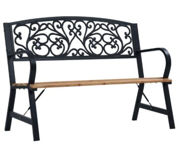 vidaXL Vrtna klupa 120 cm drvena - cover