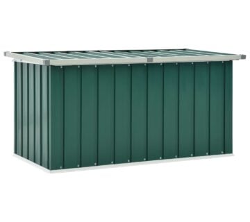vidaXL Vrtna kutija za pohranu zelena 129 x 67 x 65 cm - cover