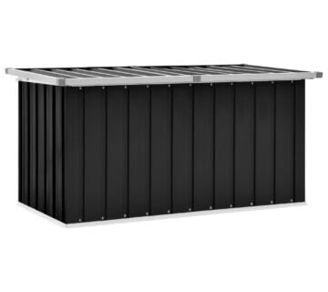 vidaXL Vrtna kutija za pohranu antracit 129 x 67 x 65 cm - cover