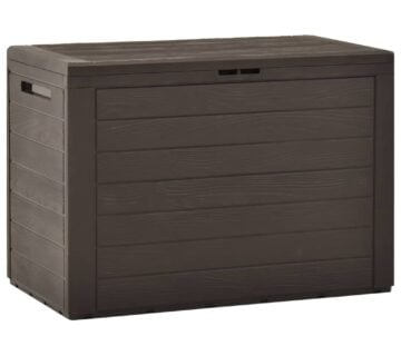 vidaXL Vrtna kutija za pohranu smeđa 78 x 44 x 55 cm - cover