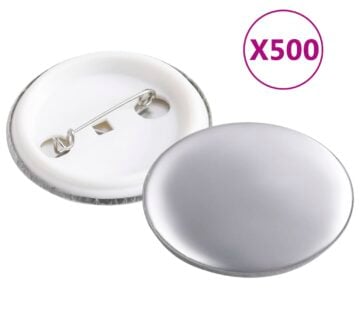 vidaXL Gumbi za izradu znački 500 setova 37 mm - cover