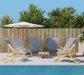 vidaXL Ručnici za plažu 6 kom sivi 60 x 135 cm od tkanine 400 GSM - cover