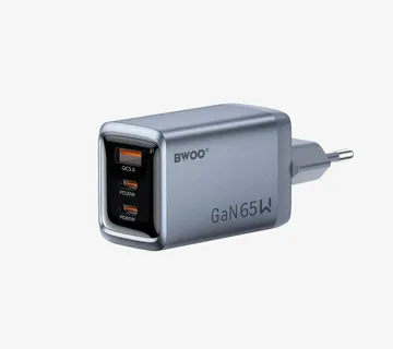 BWOO GaNex 45W GaN zidni punjač s dva USB-C priključka-Otporan na vatru,plamen - cover