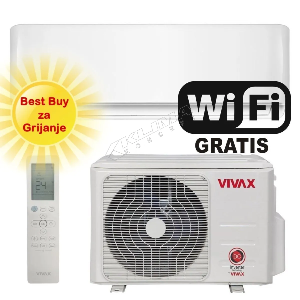 VIVAX KLIMA UREĐAJ ACP-09CH25AERI+ R32 - cover