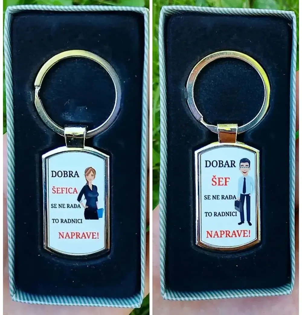 Personalizirani privjesak za šefa ili šeficu - cover