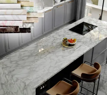 (5m x 60cm) Samoljepljive folije s efektom mramora za kuhinju - cover