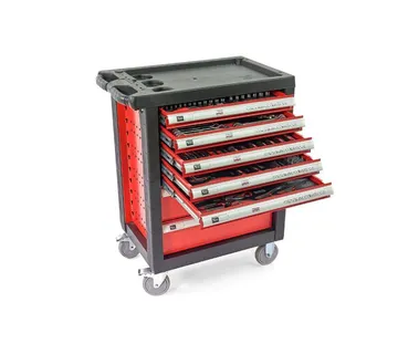 Premium crvena kolica sa 196 komada alata - cover