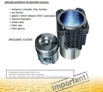 Setovi za popravak motora Deutz 912/913 - cover