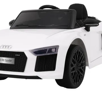 Licencirani auto na akumulator Audi R8 Spyder RS - bijeli - cover