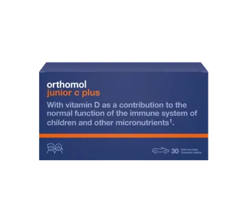 Orthomol Junior C plus mandarina-naranča a30 - cover