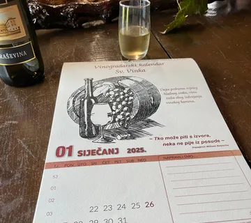 Zidni vinogradarski kalendar Sv. Vinka - cover