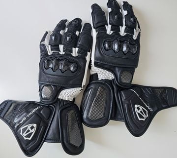 Arlen Ness Moto rukavice RG-X kožne s karbonskim pojačanjima - cover