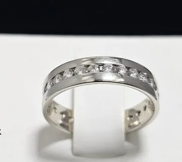 ZLATNI PRSTEN S DIJAMANTIMA 0.41ct 14K / R1, RATE ! - cover