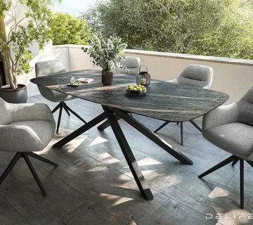 Outdoor stol Edge Boot 200x100cm, Materijal: Keramika Noir Desir - cover