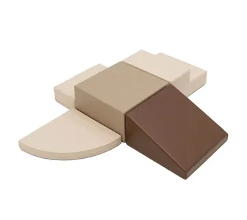 Soft Play 3 Foam Block Set - Soft Pastel Mini Climbie - cover