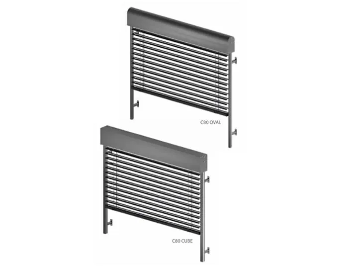 Žaluzine C 80 CUBE / OVAL - cover