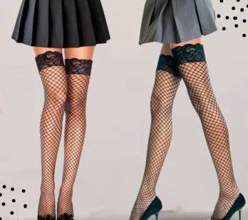 Samostojeće čarape zavodljivog i maštovitog uzorka na porubu - cover