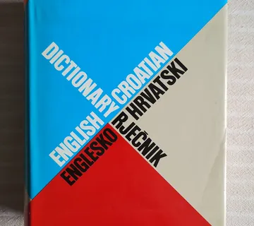 Englesko hrvatski rječnik,školska knjiga 1999 g - cover