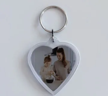 Privjesak u obliku srca s obiteljskom fotografijom - cover