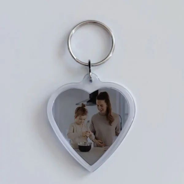 Privjesak u obliku srca s obiteljskom fotografijom - cover