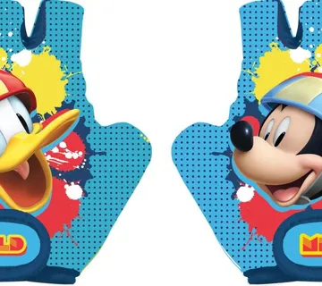 Dječje biciklističke rukavice Mickey Mouse - plave - cover