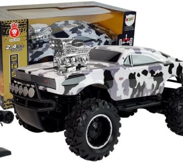 Remote Controlled 2.4G 4x4 Off-roader White & Black Camo - cover